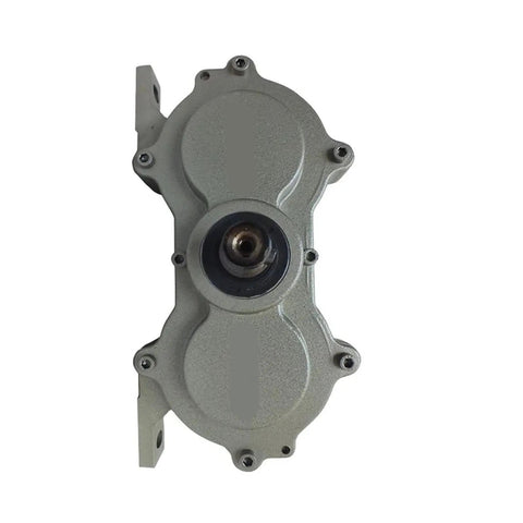Heavy Duty Ice Cream Machine Gearbox Reducer Aluminum Die Cast Box Pro Grade Repair Part For Commercial Dairy Equipment Easy Install Built To Last Power Transfer Connector, 1pc gray metal