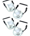 Heavy Duty Steel Toe Guard Metatarsal Guard Set With Adjustable Straps For Universal Fit In Work Boots Shoes And More Two Pairs