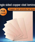 Single Sided Copper Clad Laminate PCB 12x18cm Copper Plated Universal Circuit Prototype Board For DIY Etching PCBs Kit 2 Pack