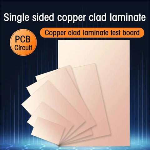 Single Sided Copper Clad Laminate PCB 12x18cm Copper Plated Universal Circuit Prototype Board For DIY Etching PCBs Kit 2 Pack
