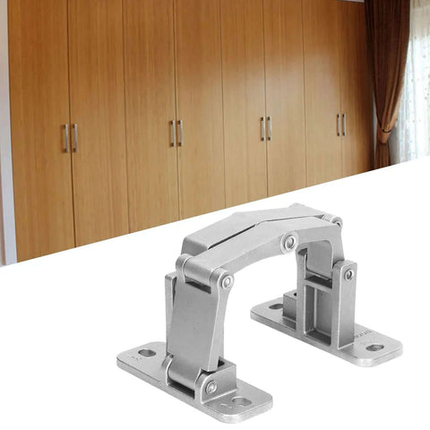 Hidden Stainless Steel Door Hinge For Wood Cabinets And Tables, Built To Last Heavy Duty Invisible Hinge With Laminated Link, 180 Degree Opening