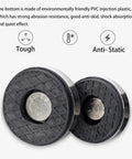Adjustable Leveling Feet Set In Stainless Steel With Rubber Pads And Swivel Base Black Finish, No Tool Needed Installation, Fits Threads M8 To M14, Built To Last And Keeps Your Furniture From Wobbling, 2 4 6 10 Packs black PVC anti-static foot pads, two sizes