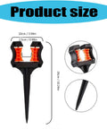 Easy Install Garden Hose Guide Spikes Top Roller No Tools Boost Irrigation Efficiency Quick Hose Positioning Lawn