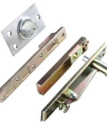 Heavy Duty Wooden Door Invisible Floor Spring With 360 Degree Rotation Stainless Steel Hidden Pivoting Hinge For Smooth Self Closing And Quiet Operation 100kg Capacity components
