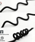 Top Notch High Performance Silicone Vacuum Hose Kit 4Mm I D Max 150 Psi Ultra High Temp Resistant Tubing For Automotive Turbo Engine And Air Intake With 10ft Length To Upgrade Your Vibe black 4mm hose, zero kinking
