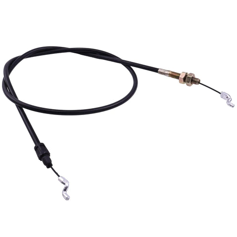 Mower Shift Cable 35131 351311 compatible with DR Power Field and Brush Mower AT4, shown in coiled black form.
