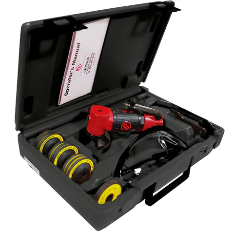 Heavy Duty Right Angle Air Grinder For Welding Woodworking And Auto Detailing With A Comfy Rubber Grip 2 Inch 50 mm Polisher 0.2 HP 22000 RPM Stainless Steel Red