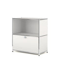 32.5 Inch Flip Top Side Table With Wheels Versatile Storage Buffet Cabinet DIY Corner Bookshelf Wall Shelf Cube Organizer Bedside Table Modern White Home Decor For Living Room Or Bedroom