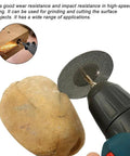 Versatile Mini Diamond Cutting Disc Set For Grinding And Precise Slicing Of Gemstones Glass Ceramics Rocks Aluminum Copper Super Thin Dual Sided Edge Coated High Durability Abrasive Tools in use on rock.