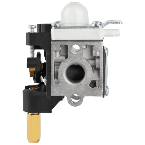 Carburetor Replacement Kit For Echo SRM 266 Trimmer And Brush Cutter front view showing metal body and fuel inlet fitting.