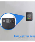 Handheld Five In One Air Quality Monitor That Sniffs Out Carbon Dioxide Co Temperature Humidity Tvoc Hcho Gas Leaks with back wall design.
