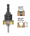 Pro Grade Built To Last Adjustable Depth Stop Countersink Drill Bit Set Carbide Tipped For Clean Countersinks 82 Degree Head