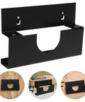 Heavy Duty Angle Grinder Holder Wall Mount Organizer for workshop tools, black iron bracket rack, sturdy and easy install.