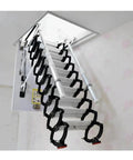 Heavy Duty Electric Attic Ladder With Smooth Remote Control Pull Down Loft Stairs Telescope Retractable Ceiling Staircase folding in ceiling.