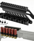 Side Saddle Shotgun Shell Holder V2 6-Shell Pouch for Mossberg 500 590 Shockwave Maverick 88 12 Gauge receiver install