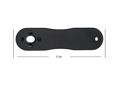 Heavy Duty Hole Punch Tool For Fabric And Canvas Hammer Punch For Boat Awnings Tarps And Covers With dimensions labeled 5.1 inches