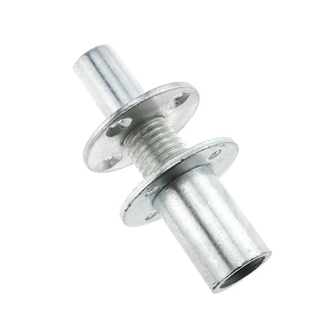 Top Shelf M20 Screw In Tee Nuts With Brads For Wooden Bed Frames And Furniture Hardware Connectors. Metal connector with threaded base.