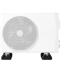 Mini split AC on Floor Mounting Base Kit For Mini Split AC Systems, Heavy-Duty Rubber Anti-Vibration Pads, Ground Base Pad.