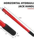 2 Ton Horizontal Hydraulic Jack Handle With Grippy Anti Slip Grip Heavy Duty Steel Floor Jack Lever Replacement For Car Lifts 14.6 Inch Length