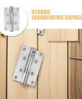 Stainless Steel Self Closing Automatic Return Door Hinges Spring Loaded Hidden Door Hardware for bedroom and study spaces