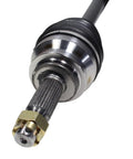 Left Front Driver Side CV Axle Shaft Assembly For OE Fit And Smooth Vibration Free Performance With Premium Materials Precise Balancing And A Beefy Boot Build, splined end detail