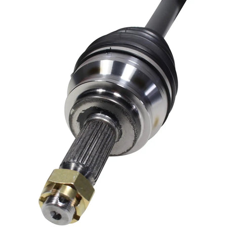 Left Front Driver Side CV Axle Shaft Assembly For OE Fit And Smooth Vibration Free Performance With Premium Materials Precise Balancing And A Beefy Boot Build, splined end detail