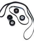 Heavy Duty Belt Tensioner And Idler Pulley Kit Perfect For Maserati Ghibli Levante Quattroporte 3 Liter V6 Turbo Engine Quick Install No Hassle Direct Bolt Up Replacement Part Number 278950 278940 286570 243857, belt and pulleys