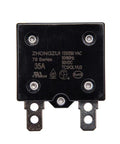35A Auto Reset Relay Fuse For 12V 24V Ride On Toys Therma Switch Circuit Breaker For Overload Protection, black casing