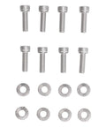 Stainless Steel Exhaust Manifold Screw Set For Ski Doo 600 HO And 800 Twin Engines M6 X 20mm Bolts With Lock Washers Easy Installation And Precise Fitment For OE Numbers 514054626 205062044 205562060 Y Pipe Kit Included, stainless bolts and washers