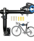 Wall Mounted Bike Repair Stand For Road And Mountain Bikes Space Saving Work Stand With 360 Degree Swivel Clamp Heavy Duty Iron