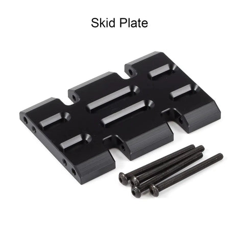 Ultra Lightweight Carbon Fiber LCG Chassis Kit With Link Kit Capra Portal Axle And ESC Battery Plate For RC Crawlers beefed up skid plate