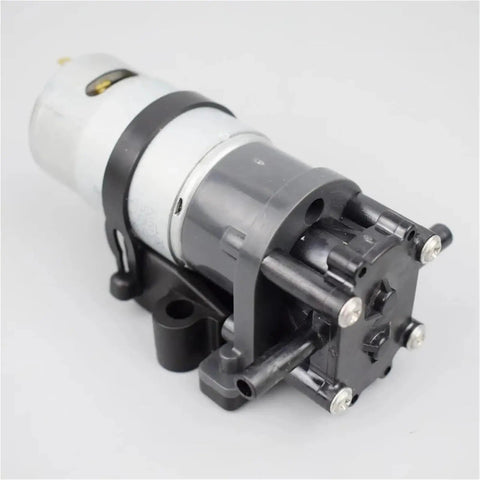 Heavy Duty Titanium Alloy Gear Pump For Sewage And Oil Transfer 1.2-2.5Lpm Flow Rate Compact Small Electric Hydraulic Unit Perfect For Industrial Solvent Dispensing And Water Systems Reliable Performance With Corrosion Resistant Build Quality Made To Last