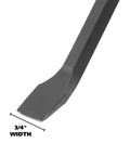36 Inch Pry Bar With Drop Forged Steel Build, Rust Resistant Crowbar For Demolition, heavy duty nail puller with 3/4 inch width