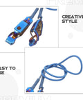 Blue Fencing Foil Cord For Epee Mask With Clamp Clear Body Cable Wire Head Clip shown coiled with clamps visible