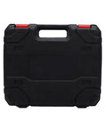 Tough As Nails Cordless Drill Set Featuring Dual Speed Control And Forward Reverse Switch in sturdy black case with red accents.
