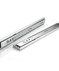 18 Inch Soft Close Drawer Slides Set Beefed Up 4 Pairs Slow Close Ball Bearing Slides Full Extension 3 Fold Side Mount Heavy Duty 100 LB Capacity for Cabinets Toolboxes RVs Trucks Silver