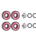 Kids Inline Skate Wheels 68mm 85A 2 Pack With Bearings Spacers And Washers For Roller Blades And RipStik Caster Board Replacements