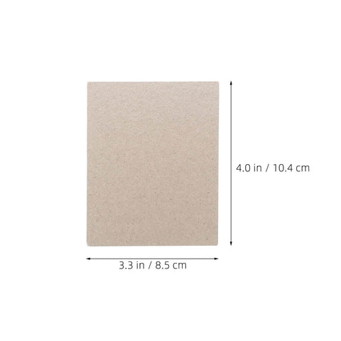 10 Pcs Microwave Mica Plates 104x85 Mm Heat Resistant Insulation Sheets With Universal Waveguide Covers Replacement Parts