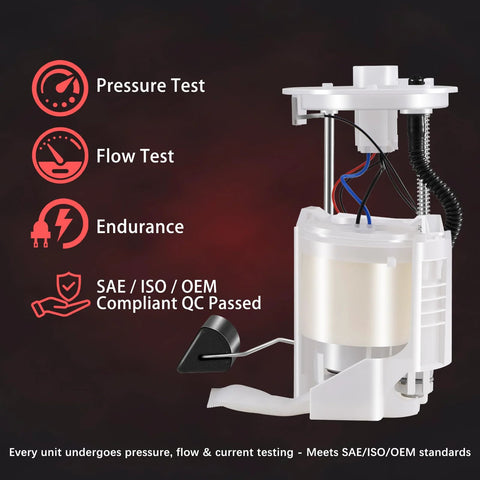 Fuel Pump Module Assembly E8937M Drop In Direct Fit Replacement For Toyota Camry 2.4L 2007 2008 2009 And 2.5L 2010 2011 OEM Style