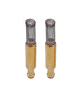 Two Pack One Quarter Inch In-Tank Fuel Filter Mesh Screen Replacement Kit, Brass With Steel Mesh, Fits One Quarter Inch Fuel Line, 0510-358 Compatible, Built Tough For Long Lasting Reliability