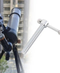 Latitude Adjustment Rod For Telescope Equatorial Mounts Altitude Angle Screw Accessory Durable Metal Spare Part next to a telescope
