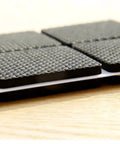 Non Slip Self Adhesive Furniture Feet Pads Set For Tables Chairs Sofas Round And Square Felt Floor Protectors shown on table