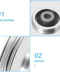 Aluminum Alloy Fitness Pulley With Quiet Operation And Heavy Duty Bearing, close-up of wheel and bearing details.