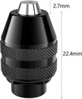 Keyless Chuck Replacement For Rotary Tools One Thirty Second To One Eighth Inch Shank Quick Change 3 Jaw Adapter Kit