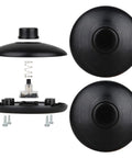 Three Pack Floor Lamp Foot Switches Black Pedal Inline Switches For Easy Step On Off Control Round Spring Push Button Replacement Switches