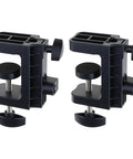 Sturdy D Style Desk Lamp Clamp With 12Mm Hole, durable black design for mounting cylinders under 45Mm diameter securely.