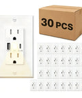 Kick Messy Cords To The Curb This Solid 5in1 Wall Outlet Boasts Built In Night Light Dual Usb A And C Ports 15A Socket Manual Switch