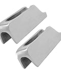 Dope Marine Grade 316 Stainless Steel Cam Cleat For Rope, Boat Cam Cleat For 4mm Line, Rugged Sea Gear, 55mm Long By 17mm Wide By 19mm High, 2 Pack Kit