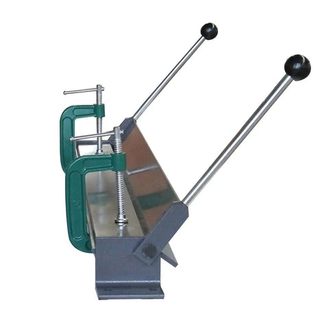 30-Inch Manual Sheet Metal Brake With 2 C-Clamps, Portable Steel Bender Tool, Adjustable 0-90 Degrees For Home Shop, side view