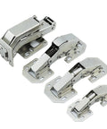 One To Ten Pack Cabinet Hinges 90 Degree Three Quarter Inch No Drilling Cupboard Door Hydraulic Hinges Soft Close Screws Included Durable Hardware Kit